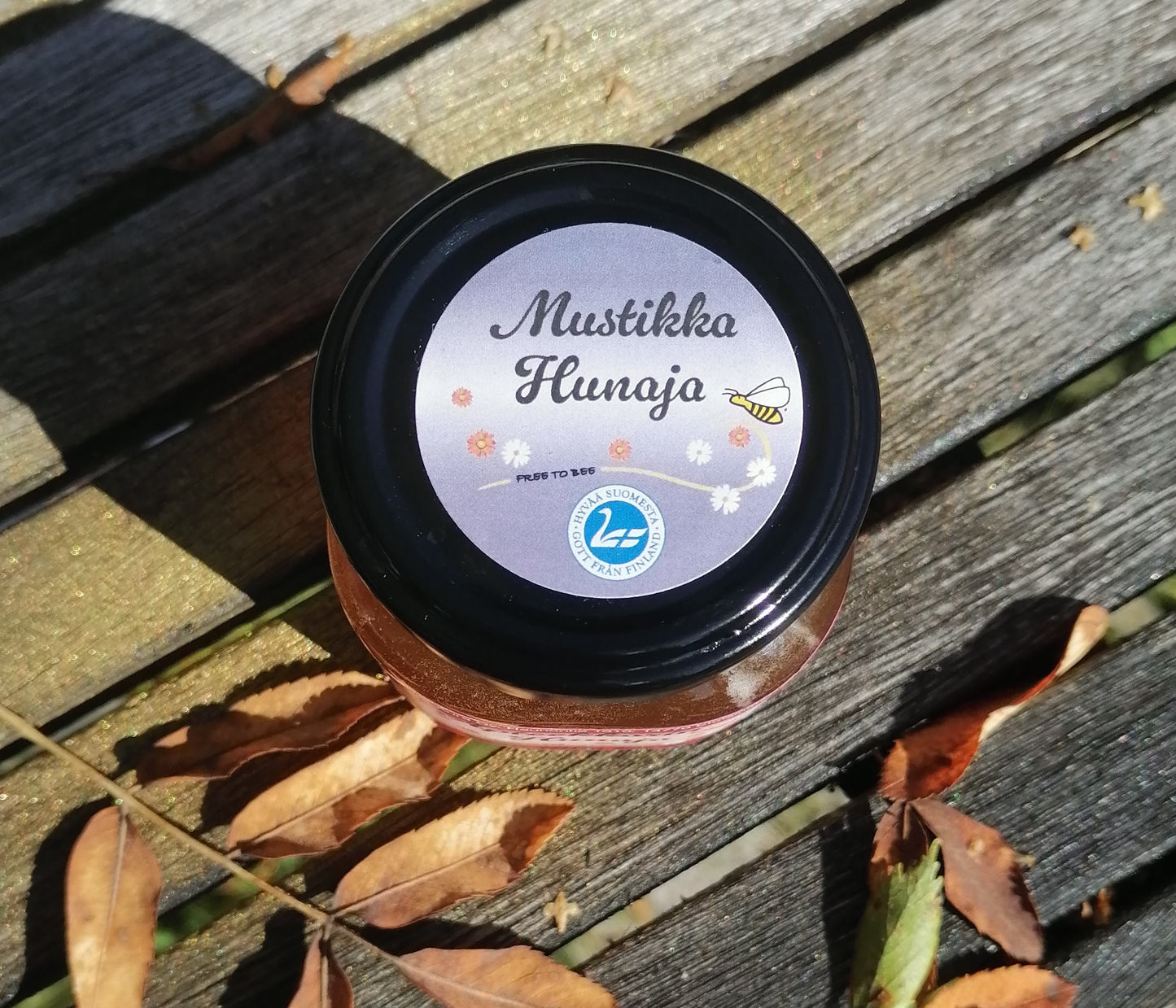 Mustikka Hunaja 160g ---Apteekkarin hunaja tuoteperhe