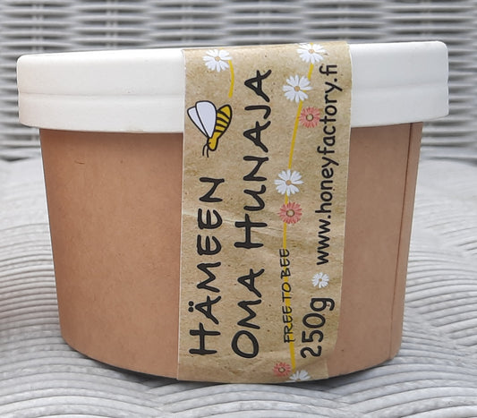 Hämeen oma hunaja 250g biopurkki